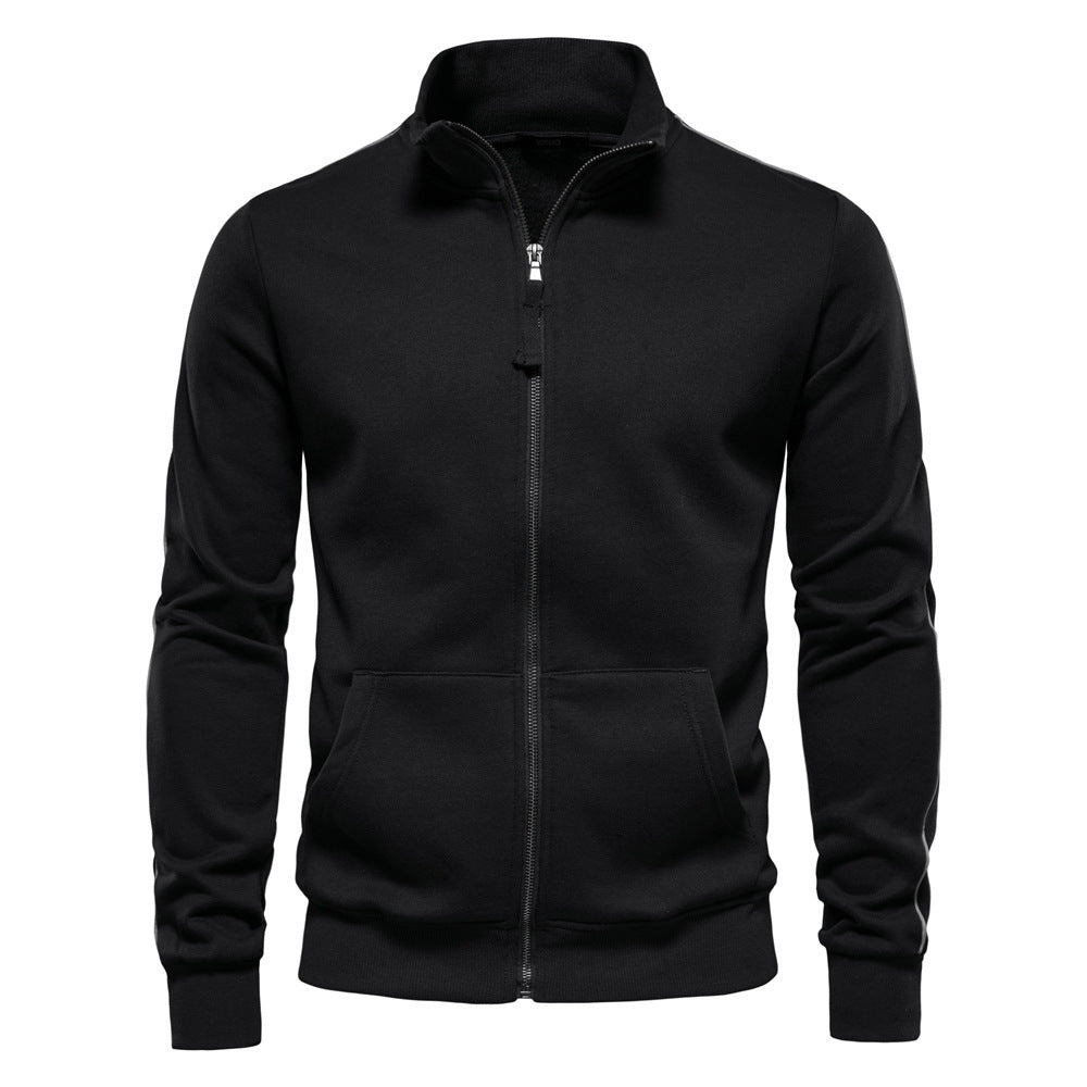 All-matching Men's Sports Contrast Color Casual Cardigan - Image 6