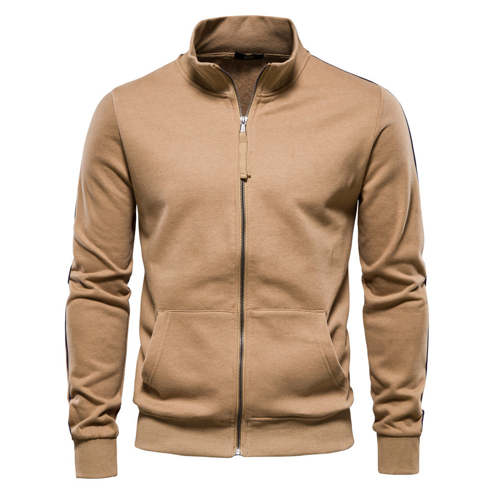 All-matching Men's Sports Contrast Color Casual Cardigan - Image 8