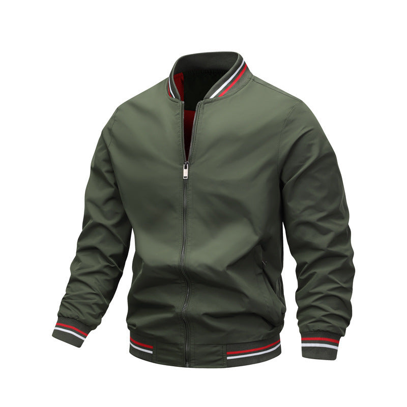 Trendy Coat Men's Upperwear Thin Jacket